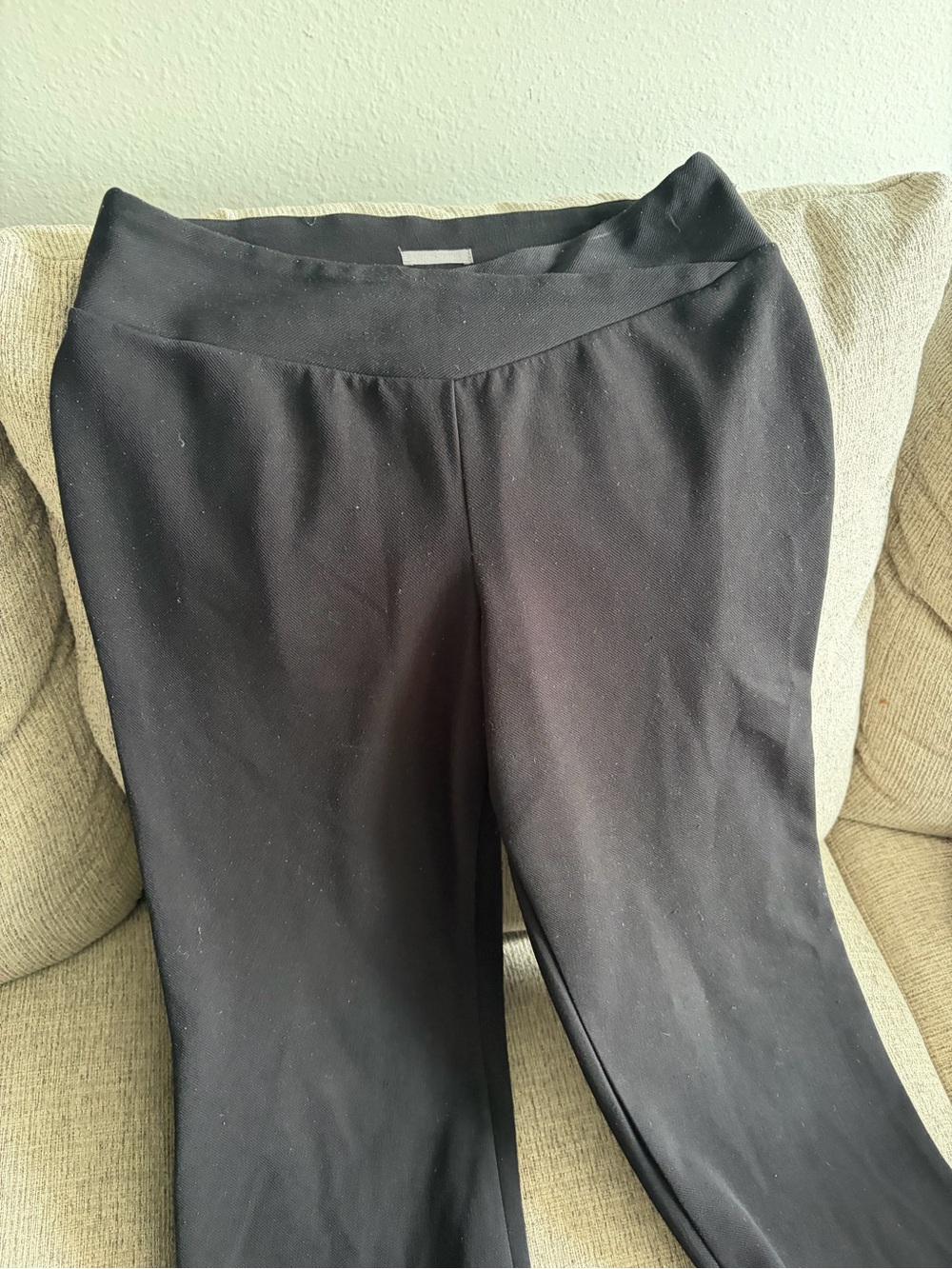 Maurices Black Pull-On Straight Leg Trousers